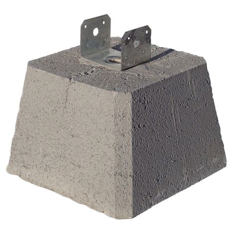 lowes concrete pier block with metal bracket|concrete pier blocks home depot.